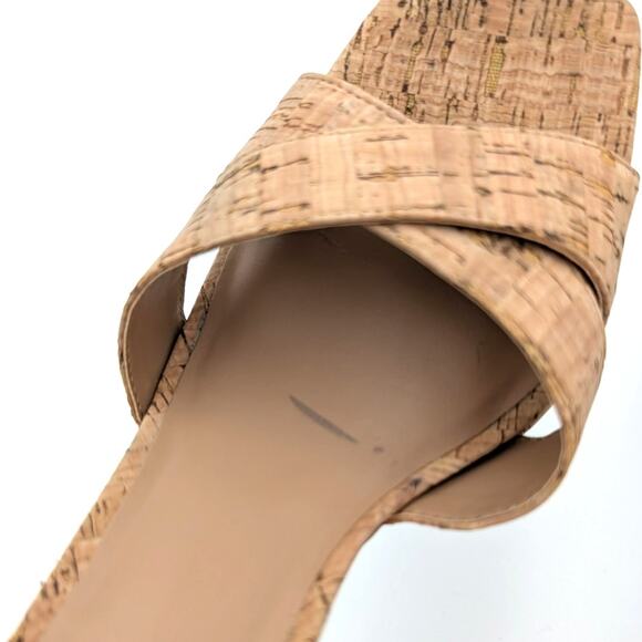 ABOUND Tenille Platform Sandal Women's Ankle Strap Natural Cork Size US9M EU40 - Picture 5 of 9